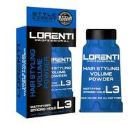 Lorenti Hair Styling Volume Powder L3 - Polvo para el cabello 30 g - fuerte agarre y acabado mate - Polvo de volumen para hombres y mujeres - Polvo de modelado para textura y textura - cera en polvo