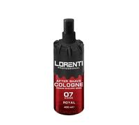 LORENTI Professional After Shave Cologne 07 Code Royal 400 ml - Colonia y agua de afeitar para hombre - Eau de Colonia - After Shave Spray para hombres - Refrescante y nutritivo