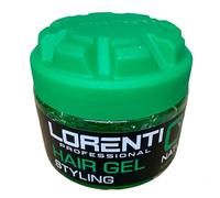 LORENTI TOKYO & SEOUL Barber Hair Styling Gel 02 Natural Shine Mega Hold, 300 ml, gel para el cabello para hombres, sujeción fuerte, no se pega ni deja residuos, sin alcohol, gel