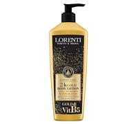 LORENTI TOKYO & SEOUL Loción corporal para mujer, oro 24 K, 400 ml, con cuidado profundo, loción corporal