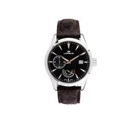 Lorenz 90th swiss made 090014BB Reloj con movimiento automático con 31 rubí y reserva de marcha de 38 horas con correa de piel, marrón, Correa