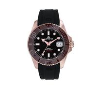 Lorenz DI300 030258DD - Reloj Deportivo para Hombre - Buceador Profesional automático hasta 300 Metros - Correa de Resina de Doble inyección