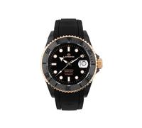 Lorenz Doble inyección Special Edition 030197BK Reloj automático para hombre con correa de resina de doble inyección y caja especial en forma de casco de buceador
