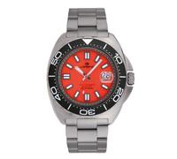 Lorenz Full Titanium 030269CC - Reloj deportivo para hombre de titanio - Reloj automático sumergible profesional hasta 300 metros - Maletín con dos correas de repuesto y accesorios