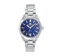 Lorenz - Ginebra Gemstone Lady 030265LA - Reloj automático para mujer de acero inoxidable - Reloj con esfera de piedra natural auténtica lapislázuli - Sub 100 metros, turquesa, Moderno