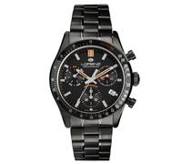 Lorenz Montecarlo 090013bb cronógrafo para hombre de acero inoxidable swiss made sub 100 metros, gris, Clásico