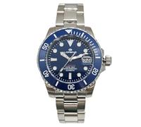 Lorenz Sport Ceramic 21065BB - Reloj deportivo para hombre - Reloj automático de acero con férula de cerámica - Buzo hasta 100 metros