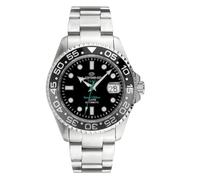 Lorenz Tako Special Edition 030254HH - Reloj automático de acero inoxidable para hombre, 100 metros, Negro , Moderno