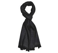 Lorenzo Cana Bufanda de cachemira 100% cachemira para hombre, bufanda de invierno, fibra natural, sin tratar, 30 x 180 cm