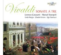 VIVALDI: Trio Sonatas [CD de audio] Lorenzo Cavasanti & Manuel Staropoli (recorders), Accademie del Ricercare and Vivaldi