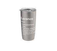 Lorenzo Definición de nombre Diccionario divertido Vaso térmico de acero inoxidable de doble pared