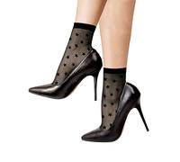 LORES - Calcetines cortos con estampado de fantasía para mujer, talla única, 20 DEN, Stelline, talla única