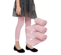 LORES Leggings de 7/8 de Largo para niñas Pantalones Elegantes sin pies a la Moda para niños Deportivos Ballet Yoga Gimnasia Falda Vestido Alice