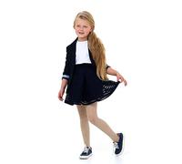 LORES Medias De Red Para Niña, Medias para niños Colores Sólidos De Moda Cómodas Ballet Cosplay Disfraz de Halloween Danza Pantimedias Escolares De Encaje, Natural 11/12 años (146-152 cm)