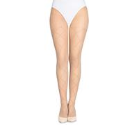 LORES Medias finas de color negro mate semitransparentes para mujer con patrón de diamantes para oficina, escuela, traje sexy, M-L