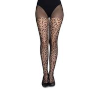 LORES Medias finas de color negro mate semitransparentes para mujer con patrón de diamantes para oficina, escuela, traje sexy, XL