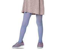 LORES Medias lisas para niñas y niños, con patas de ballet, escuela de danza de 40 denier, opacas, fabricadas en Italia, Jeans, 5-6 Años