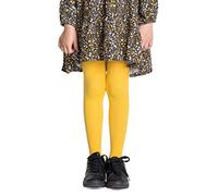 LORES Medias lisas para niñas y niños, para ballet, baile, escuela, 40 denier, opacas, fabricadas en Italia, Giallo, 5-6 años