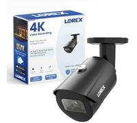 Lorex Cámara de Seguridad 4K 8MP IP Bullet PoE con Cable, Interior/Exterior, IP67, Resistente a la Intemperie, visión Nocturna a Color, IR de Largo Alcance, detección Inteligente de Movimiento
