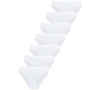 LOREZA ® 7 de Bragas de algodón de Las señoras Negro Blanco Calzoncillos de Cintura 34-44