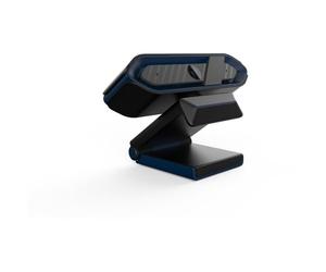 LORGAR Rapax 701 Streaming Webcam 2K 1080P/60fps enfoque automático con obturador de privacidad, micrófono integrado con cancelación de ruido, USB-C Plug & Play, montaje universal, azul