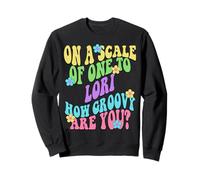 Lori Cute Retro Girls Groovy Lori Personalized Name Sudadera