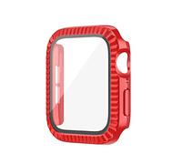 LORIER 10 unids/paquete, funda completa de TPU + vidrio templado compatible con fundas de Apple Watch de 44 mm, 38 mm, 40 mm, 42 mm, parachoques compatible con iWatch Series 6 SE 5 4 3 2 1 caja de