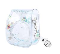 LORIER Bolsa de cámara instantánea pequeña Transparente CLORURO DE POLIVINILO Caso Protector for Correa de Hombro Accesorio Accesorio Fit for Fujifilm Instax Mini 11/9/8 Estuche para la Camara (Color