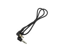 LoRier Cable Auxiliar TRS de 1/8 Pulgadas y 3,5mm, Cable estéreo de ángulo Recto de 3,5mm Macho a Macho, Cable de extensión de Altavoz for Auriculares de Audio Auxiliar de 50CM y 100CM (Color : 50CM