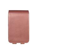 LORIER Cámara De Fotos Instantánea Mochila Mochila Compacto PU Correa De La Correa De Cuero Fit For Fujifilm Fit For Fuji Estuche para la Camara (Color : Rose Gold)