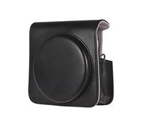 LORIER Cubierta Protectora de la cámara marrón/Rosa/Negro PU Bolso de Cuero for Correa de Hombro Bolsa de cámara Fit for Fujifilm Instax Fit for Plaza SQ6 Película instantánea Estuche para la Cama