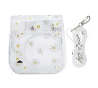 LORIER Foto Estudio CLORURO DE POLIVINILO Bolsa de cámara Funda Protectora Bolso Protector de cámara instantánea for Correa de Hombro Ajuste for Fujifilm Instax Mini 11/9/8 Estuche para la Camara (Co