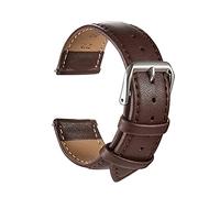 LoRier Genuine Leather Strap Calfskin Replacement Strap 18 Mm 20 Mm 22 Mm 24 Mm Watch Accessory Men's And Women's Soft Strap correa de reloj (Color : All Brown, Size : 18mm)