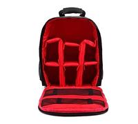 LORIER Multifuncional Impermeable cámara DSLR cámara Foto Bolsa Mochila Mochila Mochila Gran Capacidad portátil Viajes for fotografía Externa Estuche para la Camara (Color : Type 2-Red)