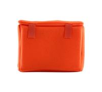 LORIER Portátil SLR Bolsa de Protector Acolchado de la Bolsa Interior de la Bolsa de inserción de la cámara for DSLR SLR Estuche for la Camara Estuche para la Camara (Color : Arancione)