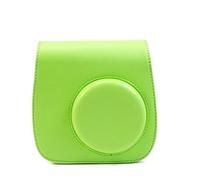 LORIER Retro clásico PU Cámara de Cuero Correa Bolsa de Hombro Cubierta Protectora Cubierta Cubierta de protección for Polaroid Fit For Fujifilm Mini 8 8+ 9 Estuche para la Camara (Color : Light gree