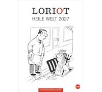 Loriot Heile Welt Halbmonatskalender 2027: Humorvoller Wandkalender mit 24 Loriot-Cartoons. Kultiger Halbmonatskalender 2027. 21 x 29,7 cm. Hochformat.