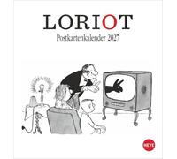 Loriot Postkartenkalender 2027: Humorvoller Kalender zum Aufstellen und Aufhängen. Kultiger Postkarten-Kalender. Kleiner Kalender mit 12 witzigen Postkarten.