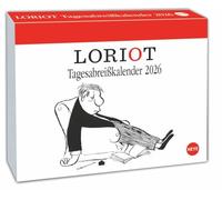 Loriot Tagesabreißkalender 2026: Kultiger Humor-Tischkalender, Abreißkalender für jeden Tag. Kalender 2026 zum Aufstellen oder Aufhängen.