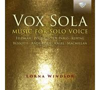 Lorna Windsor Vox Sola: Music for Solo Voice (CD) Album (Importación USA)