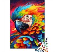 Loro Colorido Puzzle de 1000 Piezas Papel para Adultos Estilo Artístico Vivo Juego de Puzzle 1000 Piezas Relajación Decoración Hogar Regalo 70x50cm/1000pcs