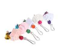 Loro Dientes arcos masticables Juguete ardilla Pájaro piedra piedra piedra flor de campana práctica y duraderaDurabilidad y conveniencia