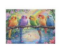 Loro en Rama Group Puzzles 300 Piezas Juguete EduGatoivo 3D Interactivo Rompecabezas Familiar para Toda La Familia Entretenimiento Creativo Decorativo 300 PCS