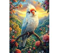Loro en una Rama Puzzle 500 Piezas Cartón Grueso para Principiantes Animales fantásticos de Animales Salvajes Agilidad Mental Vacaciones Verano Garantía Reposición Piezas Regalo Ideal 500 PCS