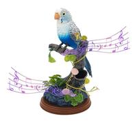 Loro parlante | Pájaro gorrión de simulación de Mascotas Lindas realistas,Animal controlado por Voz Oficina Decoración del hogar Adorno Regalo de cumpleaños para niños