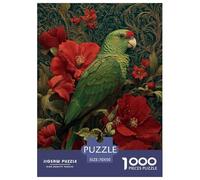 Loro Puzle 1000 Piezas Animals Pájaro - Antiestrés Y Mindfulness, Piezas Firmes, Detalle Fino, Póster Incluido, 70x50cm/1000pcs