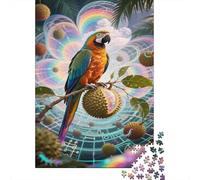Loro Puzzles 1000 Piezas Adecuado para Adultos Puzzle Adulto Difícil Loro Actividad Familiar Retos Educativos Puzzle Bonito Regalo 1000pcs (75x50cm)