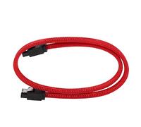 Lorrgasw 50cm Sata 3.0 III Sata3 7Pin Cable de Datos Cables Ssd 6Gb/S Cable de Datos de Disco Duro HDD con de Nylon Versión Superior (Rojo)