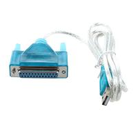 Lorrgasw Adaptador Cable USB a Impresora DB25 25-Pin Puerto Paralelo
