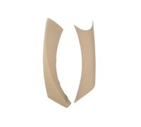 LORSKRD Cubierta Protectora Para Reposabrazos Y Manija De Puerta Interior Para Serie 3 Para E90 Para E91 2004 2005 2006 2007 2008 2009 2010 2011 2012 Tirador Delantero Trasero(Beige right)